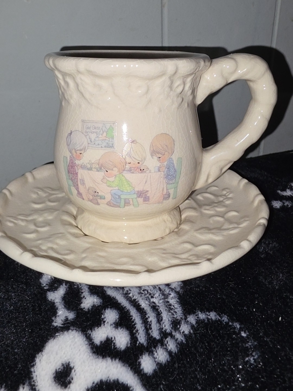 1994 Prescious Moments Cup and Saucer